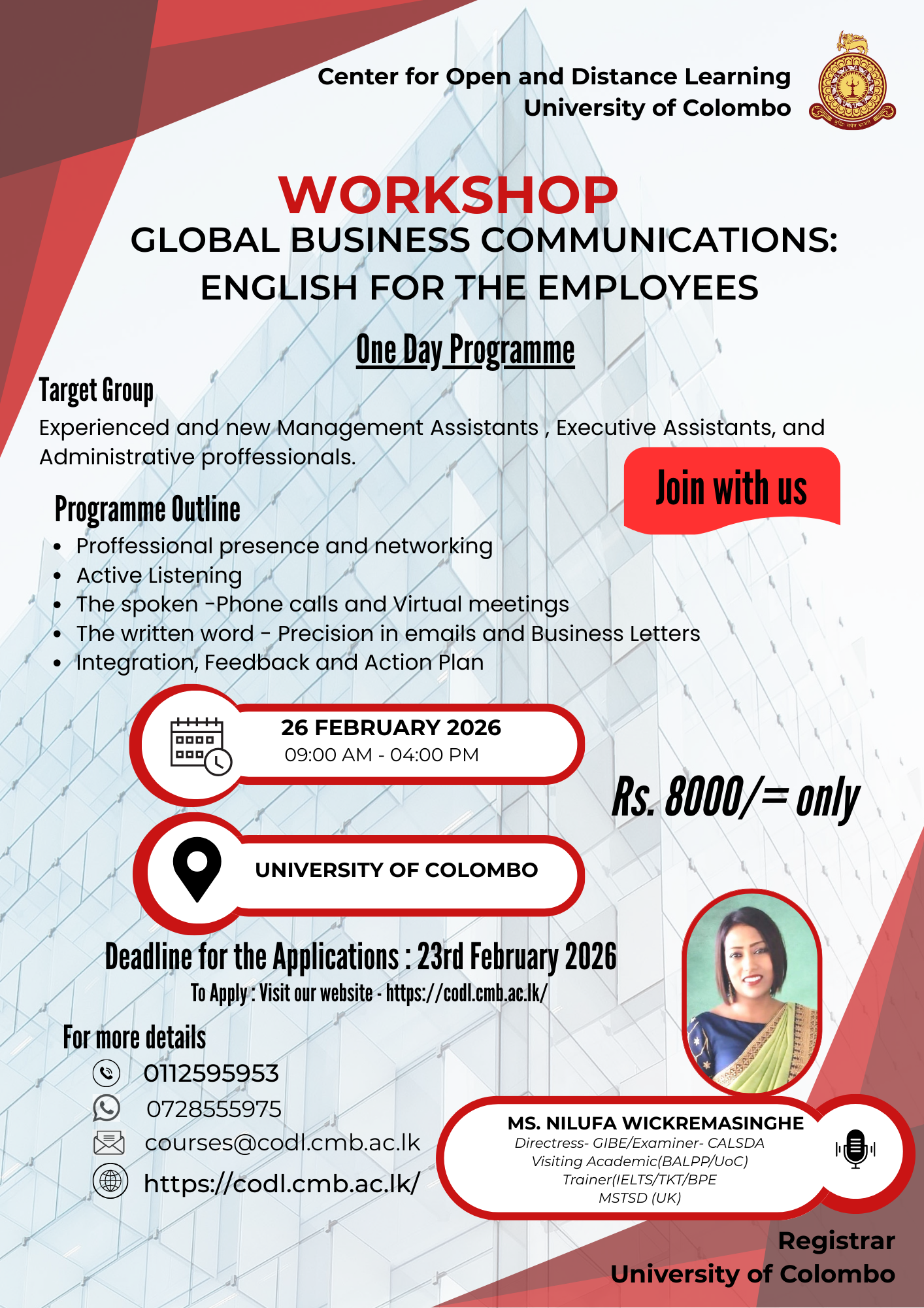 Workshop - Global Business Communications: English for the Employees
