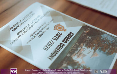 Awarding Ceremony – Certificate Course in Early Childhood Development – 2025, 2026
