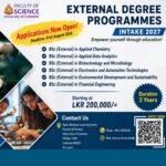External Degree Programmes – 2027 Intake – Call for Applications